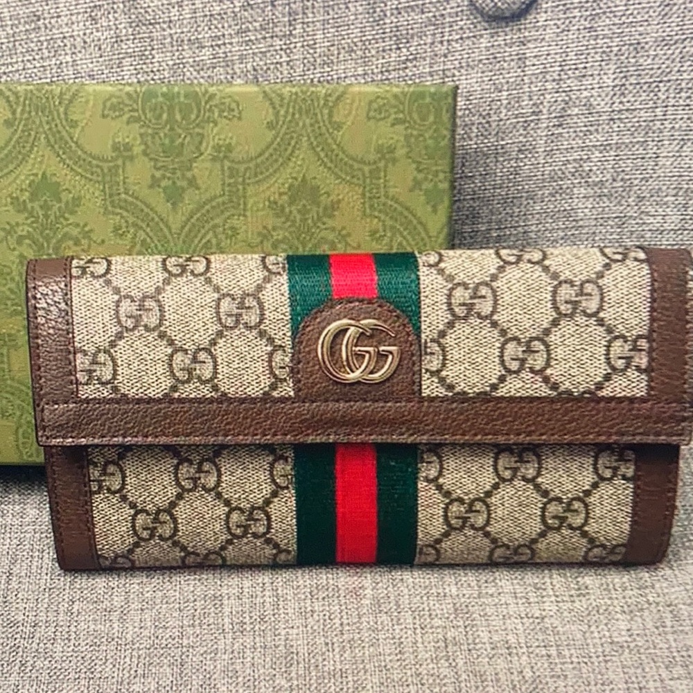 Gucci Ophidia Wallet Flap Purse
